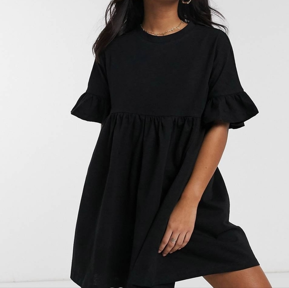 ASOS Black Smock Dress - Picture 4 of 4